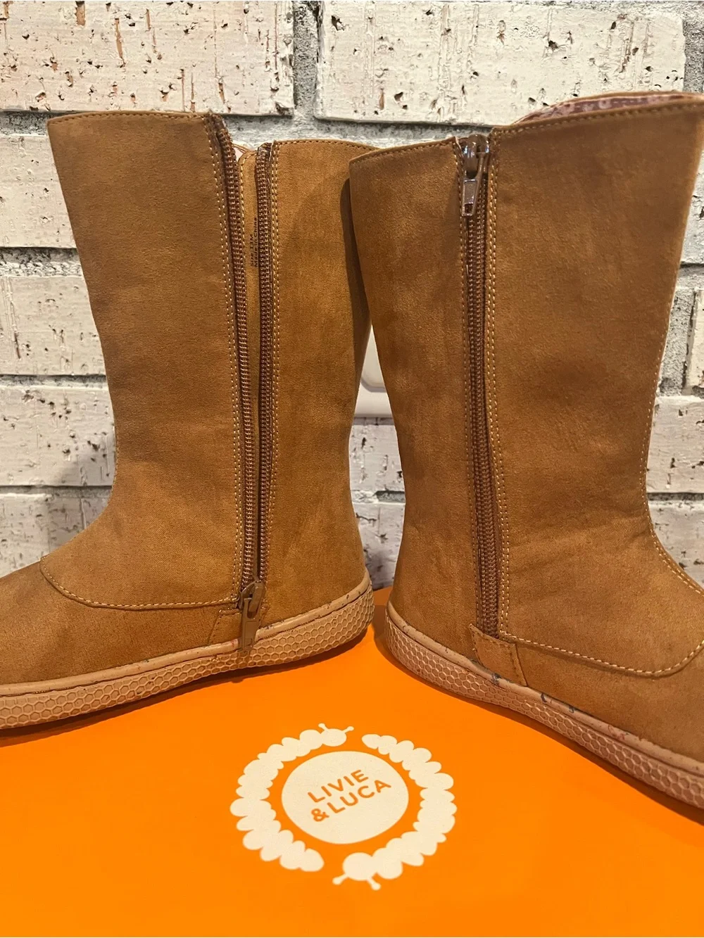 Livie & Luca Neve Flower Zip Up Boot New in Box Size 13 Girls
